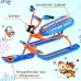 Снегокат Nika Snowdrive, СНД3/Г, цвет голубой/оранжевый