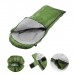 Спальный мешок, туристический, 220 х 75 см, до -20 градусов, 700 г/м2, цвет оливковый