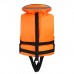 Жилет спасательный Flinc двухсторонний 120 кг (оранжевая основа, камуфляж внутри)