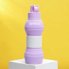 Силиконовая бутылка для воды «Лови момент», 700 мл
