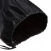 Мешок для обуви и мячей 360 х 220 мм, круглое дно D 220 мм, Calligrata (мягкий полиэстер, плотность 210 D), чёрный