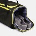 Сумка спортивная на молнии, отдел для обуви, 2 наружных кармана, длинный ремень, цвет хаки