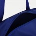 Сумка спортивная на молнии, с увеличением, 4 наружных кармана, длинный ремень, цвет синий