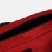 Сумка спортивная на молнии, 3 наружных кармана, длинный ремень, цвет бордовый