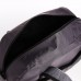 Сумка спортивная на молнии, наружный карман, цвет серый/чёрный