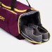 Сумка спортивная на молнии, отдел для обуви, 2 наружных кармана, длинный ремень, цвет фиолетовый