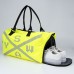Сумка спортивная SWAY на молнии, отдел из ПВХ, отдел для обуви, наружный карман, цвет лимон