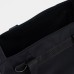 Сумка дорожная, 3 отдела на молниях, наружный карман, длинный ремень, цвет чёрный