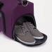 Сумка спортивная на молнии, отдел для обуви, наружный карман, цвет фиолетовый