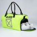 Сумка спортивная TOXIC на молнии, отдел из ПВХ, отдел для обуви, наружный карман, цвет лимон