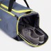 Сумка спортивная на молнии, отдел для обуви, 2 наружных кармана, длинный ремень, цвет серый
