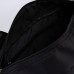 Сумка спортивная на молнии с увеличением, 4 наружных кармана, цвет чёрный