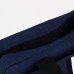Сумка спортивная на молнии, 3 наружных кармана, длинный ремень, цвет синий