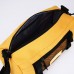 Сумка спортивная на молнии, наружный карман, цвет жёлтый