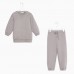 Костюм детский (свитшот, брюки) KAFTAN "Basic line", размер 28 (86-92), цвет серыйКостюм детский (свитшот, брюки) KAFTAN "Basic line", размер 38 (146-152), цвет серый