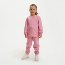 Костюм для девочки (свитшот, брюки) KAFTAN "Basic line", размер 30 (98-104), цвет розовый