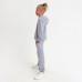 Костюм детский (худи, брюки) MINAKU цвет светло-серый меланж, рост 104