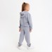 Костюм детский (худи, брюки) MINAKU цвет светло-серый меланж, рост 110