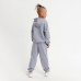Костюм детский (худи, брюки) MINAKU цвет светло-серый меланж, рост 164