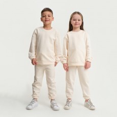 Костюм детский (свитшот, брюки) KAFTAN "Basic line", размер 34 (122-128), цвет бежевый