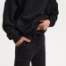 Костюм детский (худи, брюки) KAFTAN "Basic line", размер 30 (98-104), цвет чёрный