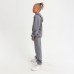 Костюм детский (худи, брюки) MINAKU цвет серый, рост 110