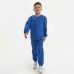 Костюм детский (свитшот, брюки) KAFTAN "Basic line", размер 36 (134-140), цвет синий