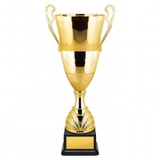 Кубок с металлической чашей, основание из пластика, h=46 см, цвет золото