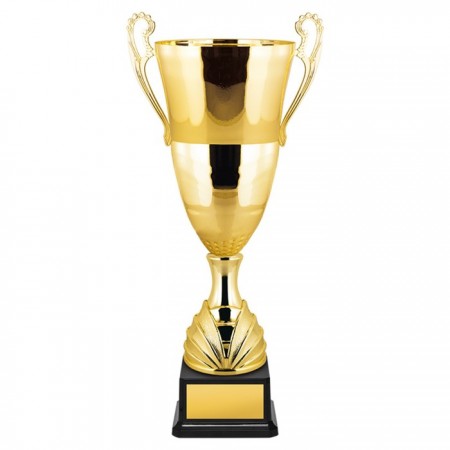Кубок с металлической чашей, основание из пластика, h=46 см, цвет золото