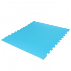 Мягкий пол универсальный «New-накат. Соты», цвет голубой, 100 × 100 см, 14 мм