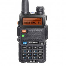 Радиостанция Baofeng UV-5R (8W), 400-470 МГц, 7.4 В, 8 Вт, 128 каналов, до 12 км, 3 режима