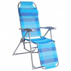 Кресло-шезлонг К3, р. 82 x 59 x 116 см, цвет синий