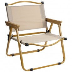 Кресло складное туристическое, р. 52 х 43 х 61 см, цвет бежевый