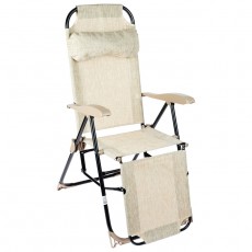 Кресло-шезлонг К3, р. 82 x 59 x 116 см, цвет белый дым