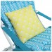Кресло-шезлонг, матрас+подушка, HHK6/T, цвет бирюзовый