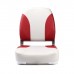 Кресло складное алюминиевое с мягкими накладками, серый/красный