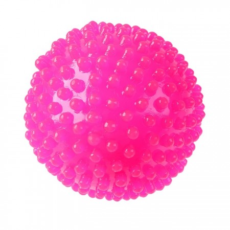 Мяч световой «Колючка» с пищалкой, цвета МИКС