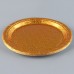Тарелка бумажная «Голография», в наборе 6 шт., цвет золото