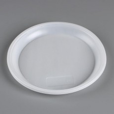 Тарелка одноразовая "Белая" 20,5 см