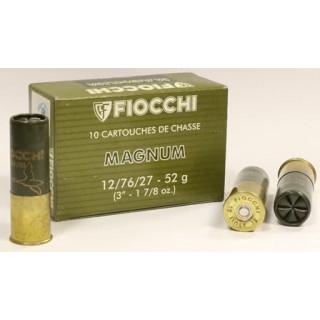 12/76/27 дробь №2/0, 52гр. Fiocchi Magnum