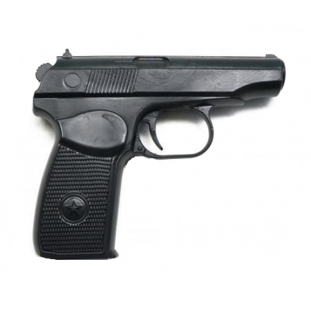 Пистолет трениров. черный (ПМ) материал мягкий термопласт ПТ-2М (ПМ)