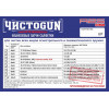 Патчи - салфетки фланелевые ЧистоGun для калибров 12-28, 60х60 мм, 100 шт