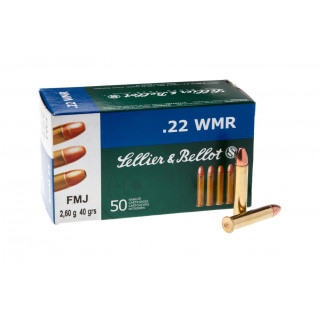 Патроны к .22 WMR S&B пуля JHP 2,6 г