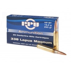 Патроны к .338 Lapua Magnum PPU пуля HP 16,2 г