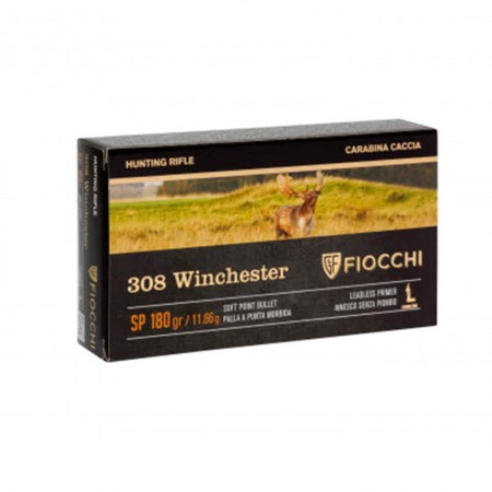 .308Win Fiocchi 11,7g SP (180gr), патрон