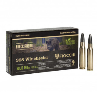 .308Win Fiocchi 11,66г Freccia Nera с пулей "Solid Expansion" патрон