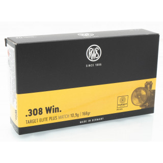 Патроны 308 Win RWS пуля Target Elit Plus 10,9 г