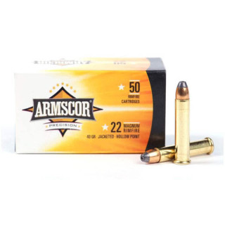 Патроны ARMSCOR .22 WMR JHP 2,6 гр. (40 gr)