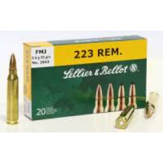 Патроны к .223 Rem Sellier & Bellot пуля FMJ 3,6 г