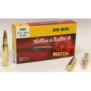 .308 Win S&B 10,9г HPBT эксп.ожив.фор. (20шт)